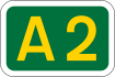 A2 road shield