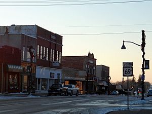 US 69 in Lake Mills, IA 002