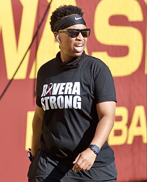 Washington Football Team coach Jennifer King