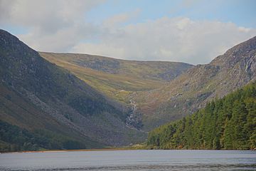 Wicklow Mountains National Park Glendalough Valley Upper Lake 07.JPG