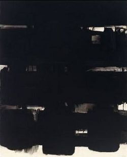 '17 December 1966' by Pierre Soulages, Honolulu Museum of Art