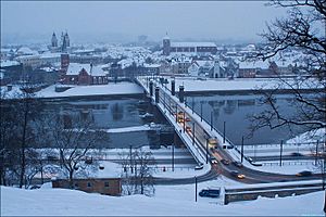 2010-12-30 Aleksotas bridge in winter