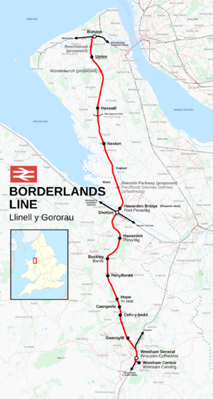 Borderlands line Map