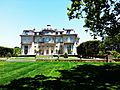 Caroland Chateau- West Facade from the gardens in the Morning Sun 2013