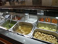 Chaat items at Haldiram's, Delhi