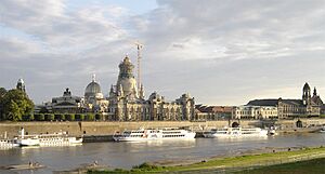 Dresden, bruehlsche Terrasse 2004