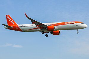 EasyJet A321neo at BFS