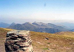 Fisherfield Munro from Slioch summit