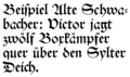 Fraktur alte schwabacher