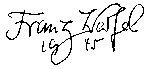 Franz Werfel (signature ca 1945).gif