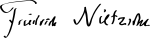 Friedrich Nietzsche Signature.svg