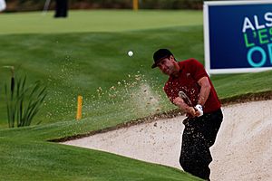 José Maria Olazabal (in the bunker)