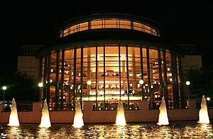 KravisCenterFrontNighttime