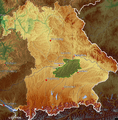 Lage der Hallertau in Bayern