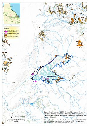 Lake Galilee Map