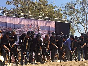 Los Angeles Football Club groundbreaking 2016