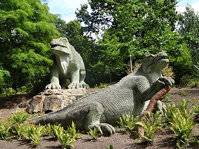 Mantellodon in Crystal Palace Park