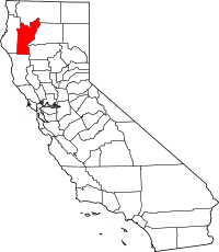 Location in the state of California