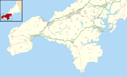 Pendeen Vau is located in Southwest Cornwall