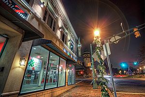 Street Corner in the Evening