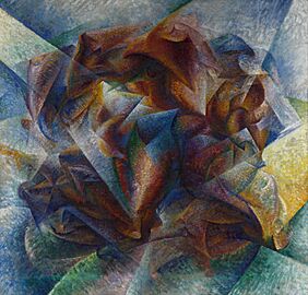 WLA moma Umberto Boccioni Dynamism of a Soccer Player 1913