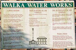 Walka Water Works sign