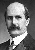 Black-and-white photographic portrait of Sir William Henry Bragg