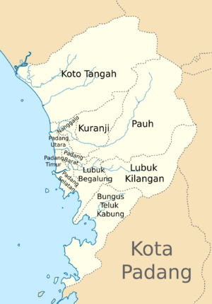 (Peta Wilayah) Kota Padang