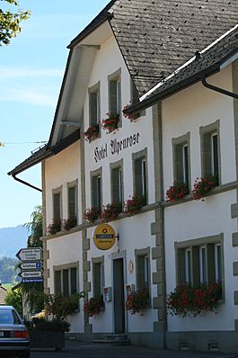 Hotel Alpenrose in Alterswil village