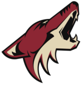 A logo of a coyote howling