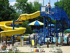 City of Summit Family Aquatic Center water slide