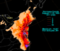 Connie 1955 rainfall