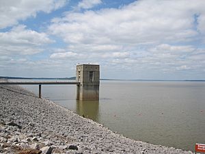 Grenada Dam intake structure