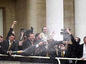 Hull City promotion celebration