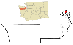 Location of Port Townsend, Washington