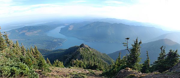 Lake Cushman Pano