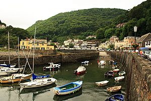 Lynmouth harbour