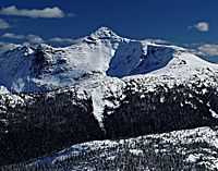 Needle Peak BC in winter