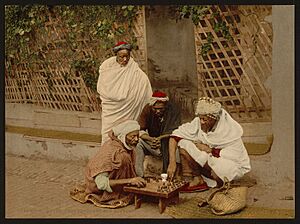 Negroes playing chess, Algiers, Algeria-LCCN2001697845