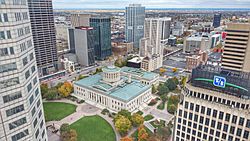 View of Capitol Square looking northeast