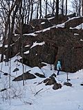 Outcrop on Powers Bluff