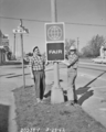 Seattle - Worlds Fair sign at 47th and Aurora, 1962