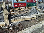 Stone Posts in Landscape 01