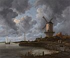 The Windmill at Wijk bij Duurstede 1670 Ruisdael