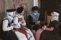 Tudor period reenactors in the Great Hall of Kentwell Hall 2005