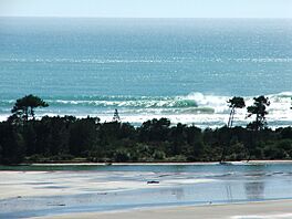 The Bay of Plenty seen from Whakatāne