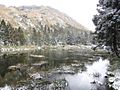 夢幻湖雪景