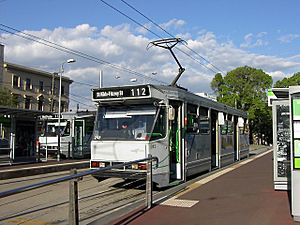 A1 245 at St Vincents Plaza on route 112 (tram)