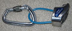 ATC-XP on locking carabiner.saa