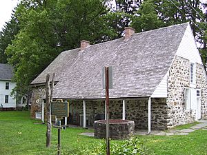 Bevier House on Huguenot Street Historic District in New Paltz New York USA